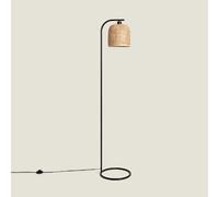 LEDKIA LIGHTING - Lampadaire Adola métal et bambou 158 cm - Design naturel - Ampoules E27 non inclus