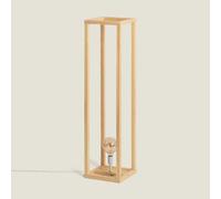 Ledkia Lampadaire Bois Coba - Beige