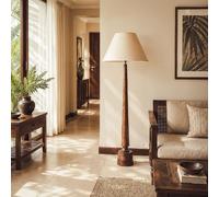 Lampadaire Bois Kehna Iluzzia Beige