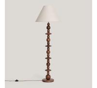 Ledkia Lampadaire Bois Tanish Beige