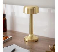 LEDKIA LIGHTING Lampe à Poser LED Portative Extérieure 3W Ciara avec Batterie Rechargeable USB Doré