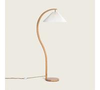 Ledkia Lampadaire Luanda - Bois Bleu Foncé