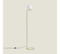 Ledkia Lampadaire Métal et Verre Moonlight Doré