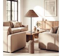 Ledkia Lampadaire Rotin Nara S Brun