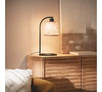 LEDKIA LIGHTING Lampe à Poser Métal et Bambou Adola Naturel