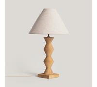 Ledkia Lampe à Poser Bois Akesh II