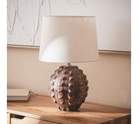 Ledkia Lampe à Poser Bois Samesh II ILUZZIA Blanc