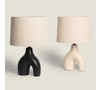 Ledkia Lampe à poser Ginger - Beige