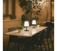 LEDKIA LIGHTING Lampe à Poser LED Portative Aluminium Extérieure 2.6W Epinay avec Batterie Rechargeable Terre cuite