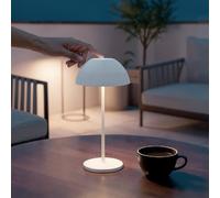 LEDKIA LIGHTING - Lampe à Poser Portable LED 2W | Batterie Rechargeable USB | Éclairage 180lm | Design Moderne et Transportable | Taupe, Métal
