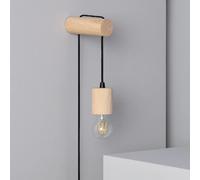 Ledkia Lampe Murale Bois Torse