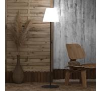 Lampadaire LED Extérieur Solaire Métal Larso 3000K Blanc chaud