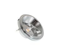LEDKIA LIGHTING - Ampoule LED G53 12W | 900 lm AR111 | Éclairage 24° | Pour Espaces Commerciaux, Blanc Chaud No Flicker 2700K, Verre
