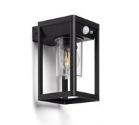 LEDKIA LIGHTING Applique Murale Extérieure Solaire LED 2W Aluminium Devah avec Détecteur de Mouvement Noir