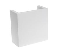 LEDKIA LIGHTING - Applique Murale LED Double Face 7W | Éclairage Écoénergétique 300lm | Résistant et Repeignable | Utilisation Intérieure/Extérieure Couvert, Blanc, Plâtre