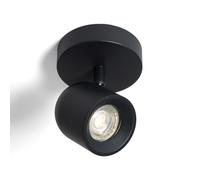 Ledkia Applique Orientable Aluminium Caleb 1 Spot Noir