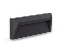 LEDKIA LIGHTING - Balise LED Extérieure 2W | Éclairage en Saillie au Mur | IP65 | Pour Balcons et Jardins, 4000K Blanc Neutre, Polycarbonate