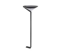 LEDKIA LIGHTING Balise LED Solaire Extérieure en Saillie sur Pied 80cm Yuma Big avec Détecteur Mouvement Radar 5000K Blanc froid