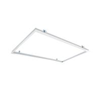 LEDKIA LIGHTING - Cadre Encastré pour Panneaux LED 120x60 cm | Installation Facile Intérieur | Aluminium Durable | Finition Blanche, Blanc