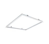 LEDKIA LIGHTING - Cadre Encastré pour Panneaux LED 60x60 cm | Aluminium Robuste | Finition Blanche Durable | Installation Intérieure IP20, Blanc, Aluminium