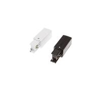 LEDKIA LIGHTING Connecteur d'Alimentation Left Side pour Rail Triphasé Noir