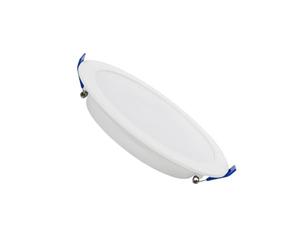 LEDKIA LIGHTING Dalle LED 12W Ronde SOLID Coupe Ø 140-160 mm 6500K Non Dimmable Blanc froid