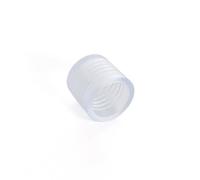 TechBrey Embout pour ruban néon LED dimmable 220V circulaire SFLEX14 Transparent Transparent