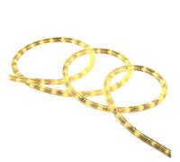 Gaine Led Ronde 220v Ac 36 Led/M Blanc Chaud Ip65 Sur Mesure Coupe Tous Les 100cm 50 M