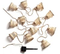 LEDKIA LIGHTING Guirlande Solaire LED Extérieure avec Batterie 7m Baloo Naturel | Idéal pour Noël