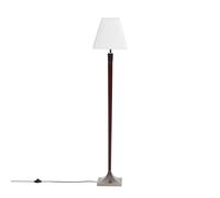 LEDKIA LIGHTING Lampadaire Bois et Métal Lizza Piramis Blanc E27
