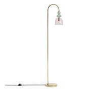 Ledkia Lampadaire métal et verre Baudelaire - Rose