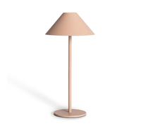 LEDKIA LIGHTING - Lampe à Poser LED 3W Portable | Batterie Rechargeable USB | Design Moderne Prisme | Éclairage 240 lm | Pour Salon, Chambre, Cuisine, Beige, Métal