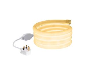 LEDKIA LIGHTING - Néon LED Flexible 360º Rond | Dimmable 120LED/m | Blanc Chaud | IP67 Extérieur/Intérieur | Personnalisable tous les 100cm, 10 m, Polychlorure de vinyle