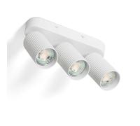 Plafonnier Aluminium Aritz 3 Spots Blanc