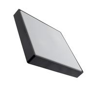 Ledkia Plafonnier Extérieur Carré Noir
