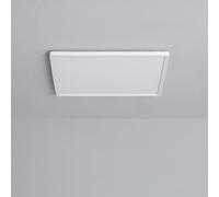LEDKIA LIGHTING - Plafonnier LED Carré 24W | Double Face SwitchCCT | Lumière Sélectionnable | Sans Scintillement | Installation Facile | 420x420mm, Sélectionnable (Chaud-neutre-froid), Polycarbonate