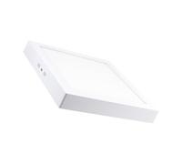 LEDKIA LIGHTING - Plafonnier LED Carré 24W | Éclairage Homogène 1900 lm | Installation Facile | Économie d'Énergie 80% | Blanc Neutre 4000K, Aluminium