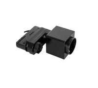 Ledkia Prise Type F Shuko pour Rail Triphasé Noir