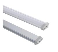 LEDKIA LIGHTING Profilé Aluminium Étanche IP65 Encastré 2 m pour Rubans LED jusqu'à 8 mm Aluminium 2 m Blanc translucide