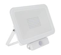 LEDKIA LIGHTING Projecteur LED Slim 120lm/W 50W IP65 avec Détecteur de mouvement PIR pour jardin, terrasse, patio, 4500K Blanc neutre