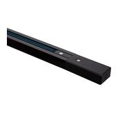 LEDKIA LIGHTING - Rail Monophasé 2M pour Spots LED | Installation Intérieure IP20 | Aluminium Durable | Économie Énergétique | Flexible pour Mur et Plafond, Noir
