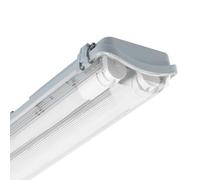 LEDKIA LIGHTING Réglette Étanche Slim 60cm IP65 pour deux Tubes LED 600 mm | IP65 | Compatible avec 2 Tubes LED T8 (NO inclus) | Intérieure/Extérieure