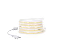 LEDKIA LIGHTING Ruban LED Dimmable 220V COB 320 LED/m Blanc Chaud 8W/m 720lm/m Largeur 12mm Coupe 50cm IP65 CRI90 Sur mesure 4 m