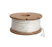 LEDKIA LIGHTING Ruban LED Dimmable 220V SMD 120 LED/m BOBINE 50m 8.5W/m 850lm/m Largeur 12mm Coupe 20cm IP65 2200K Super chaud