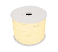 LEDKIA LIGHTING Ruban LED Néon Dimmable 220V BOBINE 50m Blanc Chaud Semi-Circulaire 180º 7.5W/m Coupe 100cm IP67 3000K Blanc chaud