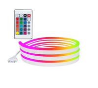 LEDKIA LIGHTING Ruban LED Néon Dimmable 220V RGB Semi-Circulaire 180 11W/m Coupe 100cm IP67 Sur mesure 2 m