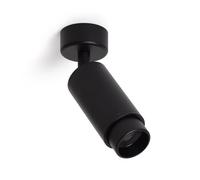 LEDKIA LIGHTING Spot à Douille en Saillie Ágata Multiangle 10-50º Aluminium pour Ampoule GU10 Noir GU10