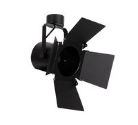 LEDKIA LIGHTING Spot à Douille en Saillie Cinema Aluminium pour Ampoules E27 PAR30 Noir E27