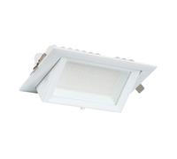 LEDKIA LIGHTING Spot Downlight LED 20W Rectangulaire Orientable 130 lm/W Coupe 210x125 mm 4000K Blanc neutre
