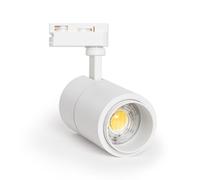 LEDKIA LIGHTING Spot LED sur Rail Monophasé 20W Pulyx Dimmable CCT Sélectionnable Multi-angle 15-60º Blanc